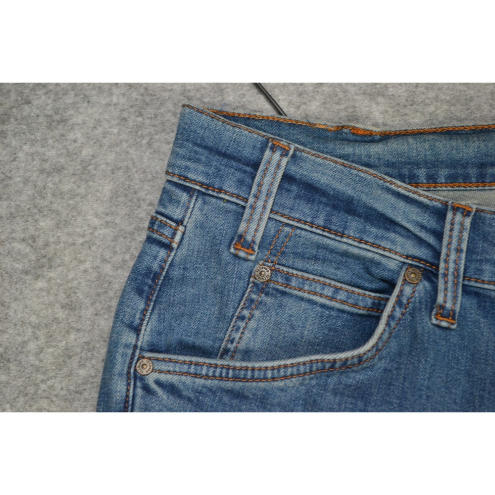 Tecovas Men 32x31 Premium Relaxed Jeans Blue Wash Straight Leg Denim (Tag 30x32) - Picture 4 of 16